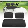 Nilight Golf Cart Front Seat Cover Thick PVC Leather Diamond Design Breathable All-Season Covers Water Repellent Scratch Resistant Easy to Install for Club Car DS 1982-2000