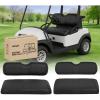 Nilight Golf Cart Seat Covers Kit Front and Rear Waterproof Sun Scratch Resistant Leather Diamond Stitching No Staple All-Season Protection for EZGO TXT 1994-2013/RXV
