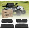 Nilight Golf Cart Seat Covers Kit Front and Rear Waterproof Sun Scratch Resistant Leather Diamond Stitching No Staple All-Season Protection for Yamaha Drive G29 2007-2016 / Yamaha Drive 2 2017-2026