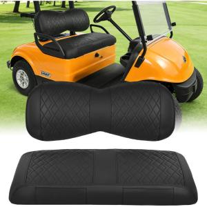 Nilight Golf Cart Front Seat Cover PVC Leather Diamond Design Breathable All-Season Covers Water Repellent Scratch Resistant Easy to Install for Yamaha Drive G29 2007-2016 Yamaha Drive 2 2017-2026