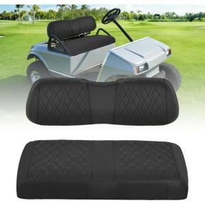 Nilight Golf Cart Front Seat Cover Thick PVC Leather Diamond Design Breathable All-Season Covers Water Repellent Scratch Resistant Easy to Install for Club Car DS 2000-2026