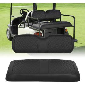 Nilight Golf Cart Rear Seat Cover Thick PVC Leather Diamond Design Breathable All-Season Seat Covers Water Repellent Scratch Resistant Easy to Clean Install for Club Car/EZGO/Yamaha Aftermarket Seats