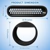 Nilight Grill Inserts fit for Jeep Wrangler Front Grille Mesh Inserts & Headlight Cover Set for JK JKU Unlimited Sports Sahara Freedom Rubicon 2007-2018 Clip-in Trim Exterior Accessories Black 9 Pcs
