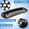 Nilight Grill Inserts fit for Jeep Wrangler Front Grille Mesh Inserts & Headlight Cover Set for JK JKU Unlimited Sports Sahara Freedom Rubicon 2007-2018 Clip-in Trim Exterior Accessories Black 9 Pcs