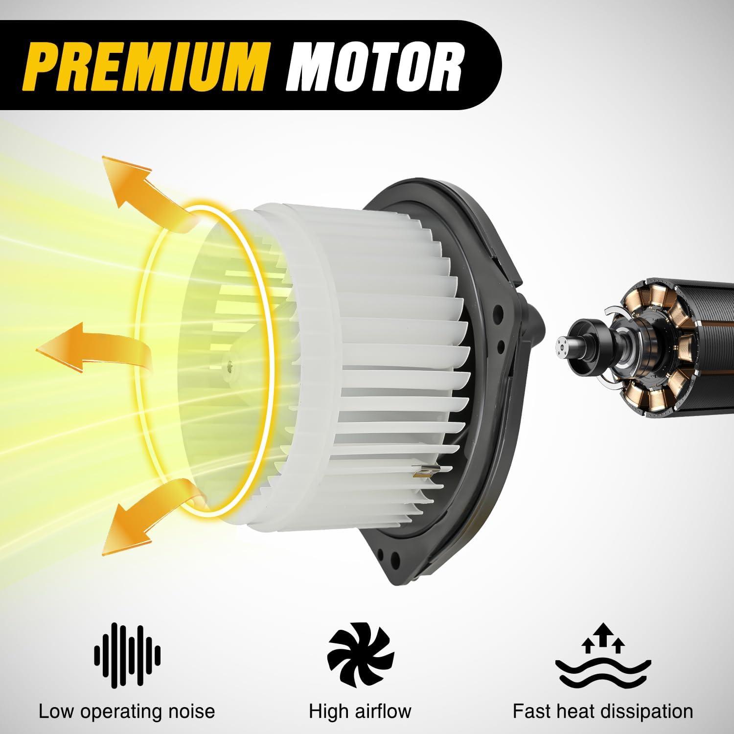 image:imageNilight HVAC Heater Blower Motor Fan Fit for Honda FIT 2009 2010 2011 2012 2013 2014 AC Heated Fan Blower Motor Replaces 700247 61550209 79310TF0G01 79310TF0G01Chevy Impala 20042013