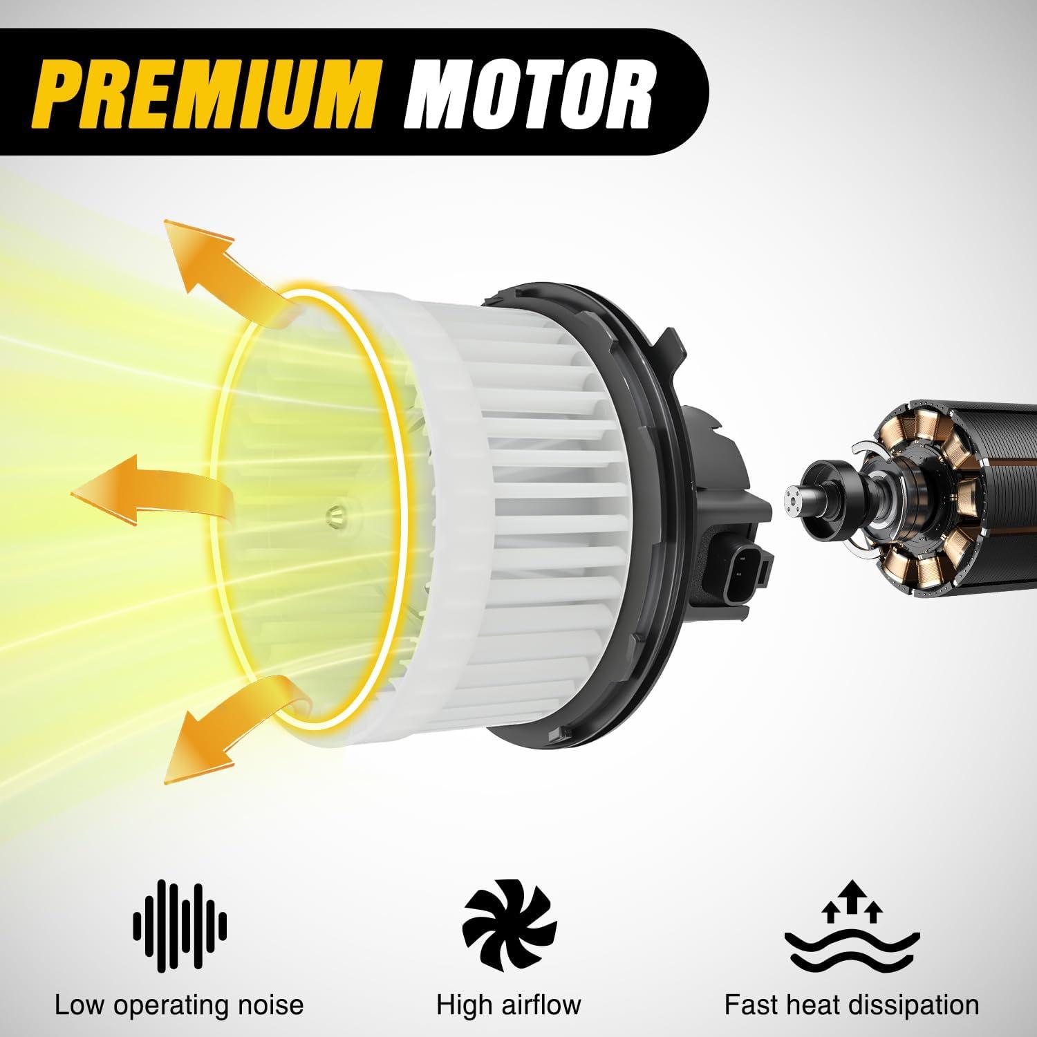 image:imageNilight HVAC Heater Blower Motor Fan Fit for Honda FIT 2009 2010 2011 2012 2013 2014 AC Heated Fan Blower Motor Replaces 700247 61550209 79310TF0G01 79310TF0G01Silverado 1500 19992003