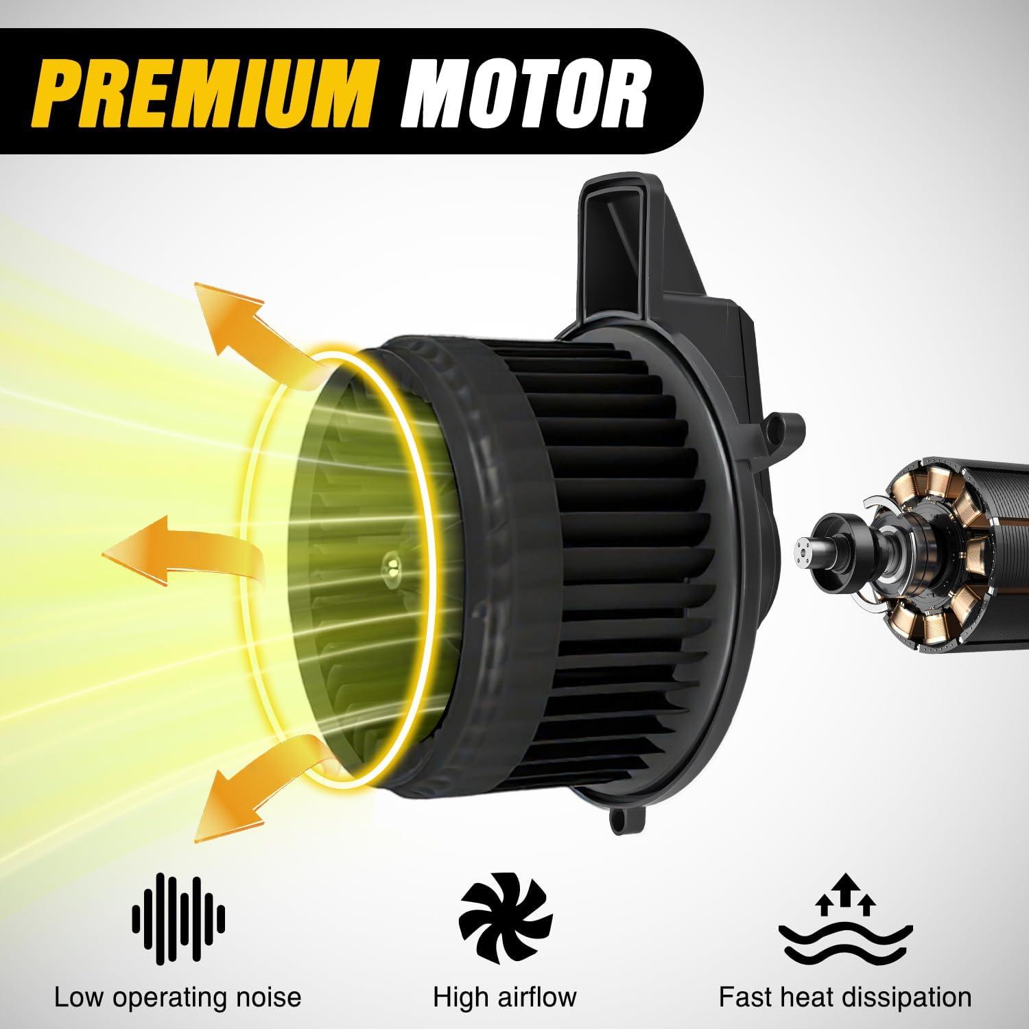 image:imageNilight HVAC Heater Blower Motor Fan Fit for Honda FIT 2009 2010 2011 2012 2013 2014 AC Heated Fan Blower Motor Replaces 700247 61550209 79310TF0G01 79310TF0G01Grand Cherokee 20112021