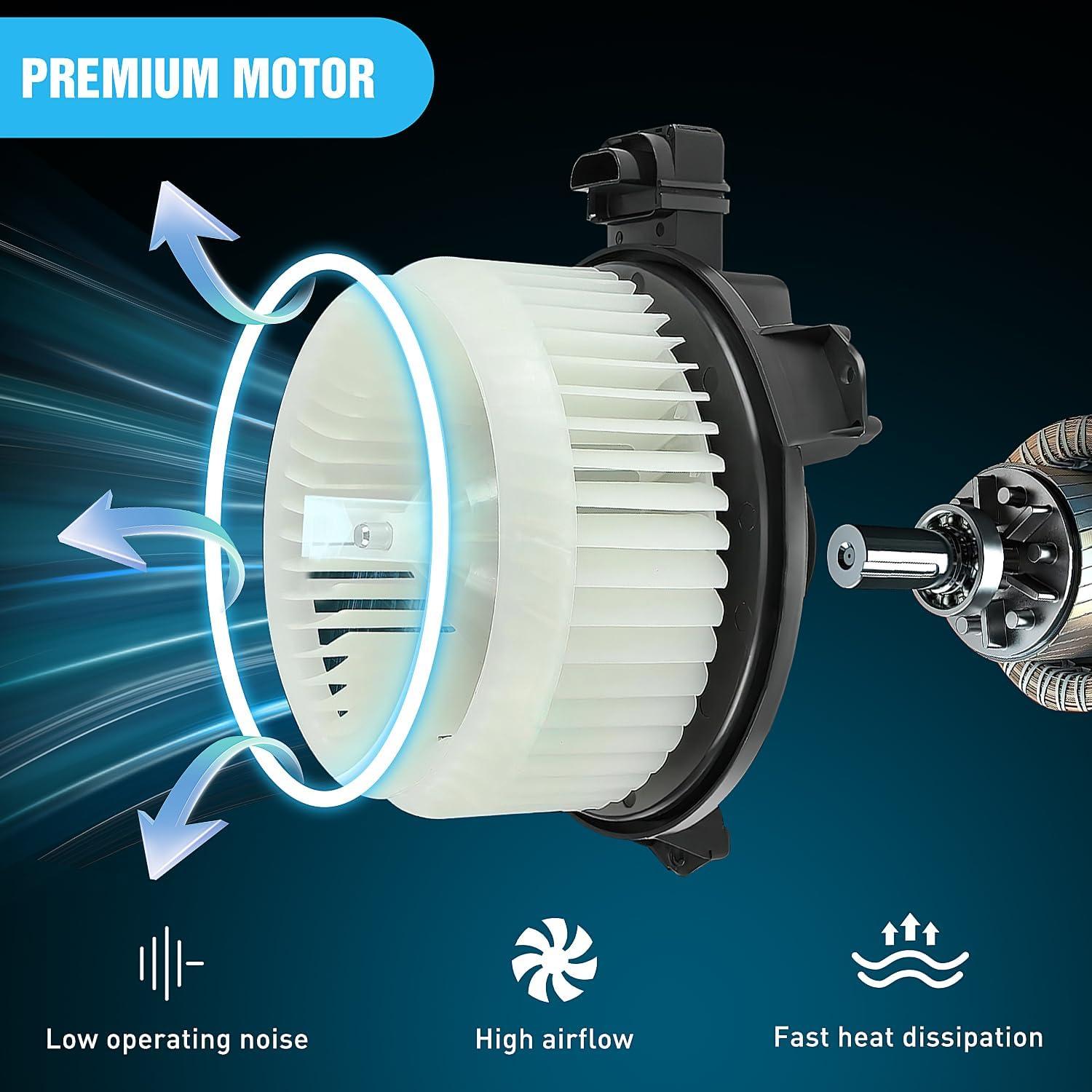image:imageNilight HVAC Heater Blower Motor Fan Fit for Honda FIT 2009 2010 2011 2012 2013 2014 AC Heated Fan Blower Motor Replaces 700247 61550209 79310TF0G01 79310TF0G01Dodge Avenger 20082014