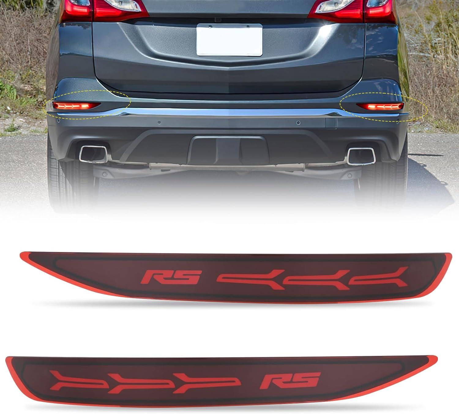 image:imageNilight Rear Bumper Tail Light Compatible with 2023 2024 Honda CRV Red Lens LED Reflector Rear Bumper Lamps Brake Turn Signal Sequential Flashing Driving Taillights ReplacementRed