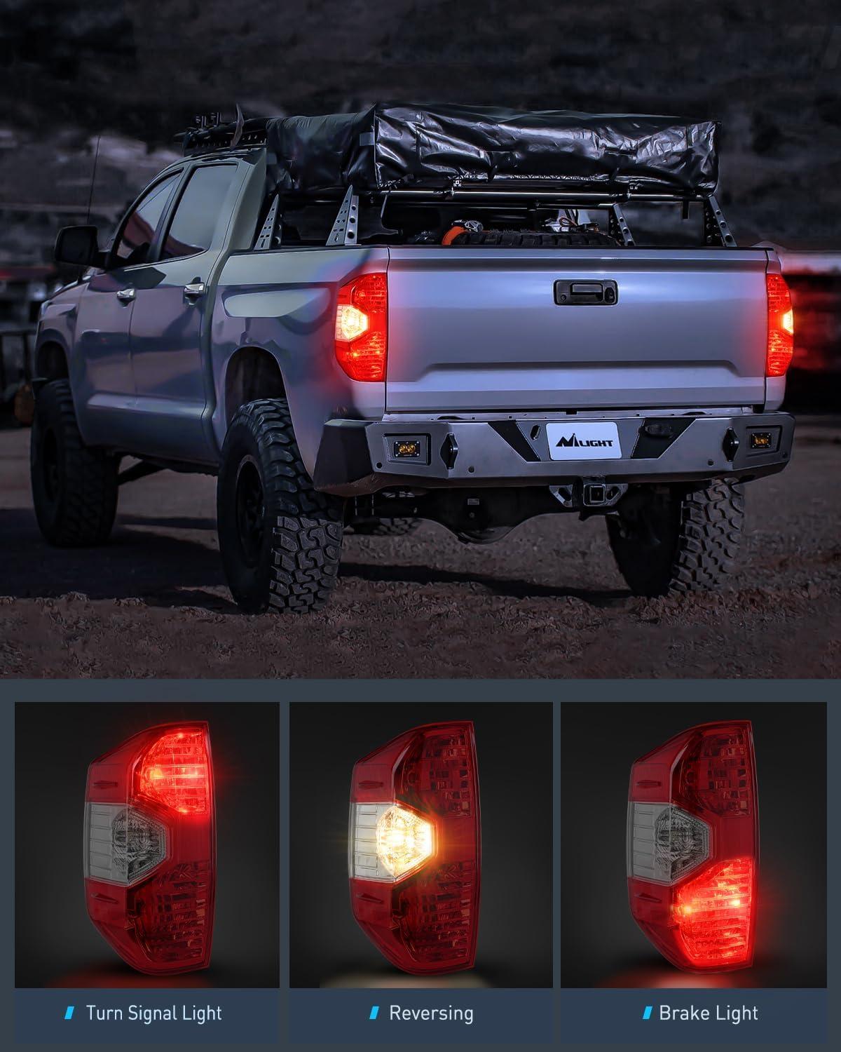 image:imageNilight Taillight Assembly Compatible with 2000 2001 2002 2003 2004 2005 2006 Toyota Tundra Tail Light OE Style Rear Lamp Replacement Left Driver SidePair of Driver and Passenger Side