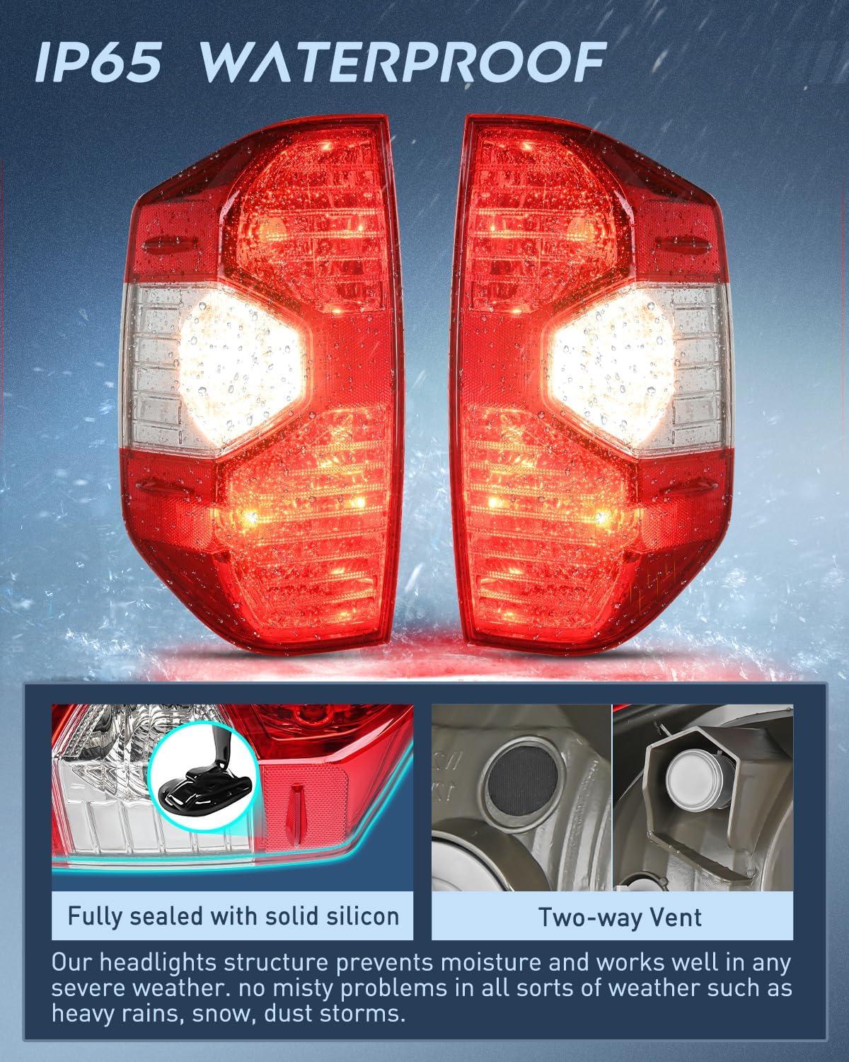 image:imageNilight Taillight Assembly Compatible with 2000 2001 2002 2003 2004 2005 2006 Toyota Tundra Tail Light OE Style Rear Lamp Replacement Left Driver SidePair of Driver and Passenger Side