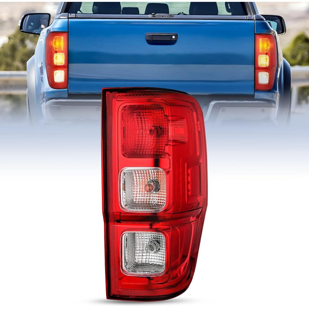 image:imageNilight Tail Light Assembly Compatible with 2019 2020 2021 2022 2023 Ford Ranger XL wo Blind Spot Halogen Type Rear Taillight Lamp Replacement OE Style Driver and Passenger SidePassenger Side