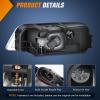 Nilight Fog Lights Assembly Compatible with 2002 2003 2004 Acura RSX Left Driver and Right Passenger Side Amber Lens w/H11 12V 55W Bulbs(2003-2007 honda accord/2004-2008 acura)