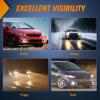 Nilight Fog Lights Assembly Compatible with 2002 2003 2004 Acura RSX Left Driver and Right Passenger Side Amber Lens w/H11 12V 55W Bulbs(2009-2011 Honda Civic Clear)