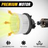 Nilight HVAC Heater Blower Motor Fan Fit for Honda FIT 2009 2010 2011 2012 2013 2014, AC Heated Fan Blower Motor Replaces 700247 615-50209 79310TF0G01 79310-TF0-G01(Silverado 1500 1999-2003)