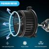 Nilight HVAC Heater Blower Motor Fan Fit for Honda FIT 2009 2010 2011 2012 2013 2014, AC Heated Fan Blower Motor Replaces 700247 615-50209 79310TF0G01 79310-TF0-G01(Black)