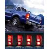 Nilight Tail Light Assembly Compatible with 2019 2020 2021 2022 2023 Ford Ranger XL w/o Blind Spot Halogen Type Rear Taillight Lamp Replacement OE Style Driver and Passenger Side(Pair of Driver and Passenger Side)