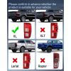 Nilight Tail Light Assembly Compatible with 2019 2020 2021 2022 2023 Ford Ranger XL w/o Blind Spot Halogen Type Rear Taillight Lamp Replacement OE Style Driver and Passenger Side(Passenger Side)