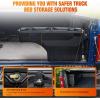 Nilight Truck Bed Tool Box Left Drivers Side Truck Tool Box Fit for Ford F-150 1999-2014 ABS Swing Case Truck Bed Storage Box with Lockable Lid Waterproof Wheel Well Toolbox Black(For Silverado Sierra 2007-2018 Passenger Side)
