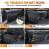 Nilight Truck Bed Tool Box Left Drivers Side Truck Tool Box Fit for Ford F-150 1999-2014 ABS Swing Case Truck Bed Storage Box with Lockable Lid Waterproof Wheel Well Toolbox Black(For Ford F-150 1999-2014 Driver&passenger Side)