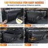 Nilight Truck Bed Tool Box Left Drivers Side Truck Tool Box Fit for Ford F-150 1999-2014 ABS Swing Case Truck Bed Storage Box with Lockable Lid Waterproof Wheel Well Toolbox Black(For Ford F-150 1999-2014 Driver Side)