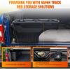Nilight Truck Bed Tool Box Left Drivers Side Truck Tool Box Fit for Ford F-150 1999-2014 ABS Swing Case Truck Bed Storage Box with Lockable Lid Waterproof Wheel Well Toolbox Black(For Ford F-250/350 1999-2016 Driver Side)