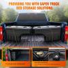Nilight Truck Bed Tool Box Left Drivers Side Truck Tool Box Fit for Ford F-150 1999-2014 ABS Swing Case Truck Bed Storage Box with Lockable Lid Waterproof Wheel Well Toolbox Black(For Toyota Tundra 2007-2021 Driver&Passenger Side)
