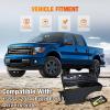 Nilight Truck Bed Tool Box Left Drivers Side Truck Tool Box Fit for Ford F-150 1999-2014 ABS Swing Case Truck Bed Storage Box with Lockable Lid Waterproof Wheel Well Toolbox Black(For Ford F-150 1999-2014 Driver Side)