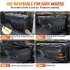Nilight Truck Bed Tool Box Left Drivers Side Truck Tool Box Fit for Ford F-150 1999-2014 ABS Swing Case Truck Bed Storage Box with Lockable Lid Waterproof Wheel Well Toolbox Black(For Dodge Ram 1500 2500 2002-2018 Passenger Side)