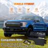 Nilight Truck Bed Tool Box Left Drivers Side Truck Tool Box Fit for Ford F-150 1999-2014 ABS Swing Case Truck Bed Storage Box with Lockable Lid Waterproof Wheel Well Toolbox Black(For Ford F-250/350 2017-2021 Passenger Side)