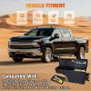 Nilight Truck Bed Tool Box Left Drivers Side Truck Tool Box Fit for Ford F-150 1999-2014 ABS Swing Case Truck Bed Storage Box with Lockable Lid Waterproof Wheel Well Toolbox Black(For Silverado Sierra 2019-2020 Passenger Side)