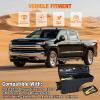 Nilight Truck Bed Tool Box Left Drivers Side Truck Tool Box Fit for Ford F-150 1999-2014 ABS Swing Case Truck Bed Storage Box with Lockable Lid Waterproof Wheel Well Toolbox Black(For Silverado Sierra 2019-2020 Driver Side)
