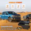 Nilight Truck Bed Tool Box Left Drivers Side Truck Tool Box Fit for Ford F-150 1999-2014 ABS Swing Case Truck Bed Storage Box with Lockable Lid Waterproof Wheel Well Toolbox Black(For Ford F-250/350 1999-2016 Passenger Side)