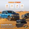 Nilight Truck Bed Tool Box Left Drivers Side Truck Tool Box Fit for Ford F-150 1999-2014 ABS Swing Case Truck Bed Storage Box with Lockable Lid Waterproof Wheel Well Toolbox Black(For Ford F-250/350 1999-2016 Driver Side)