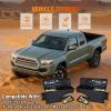 Nilight Truck Bed Tool Box Left Drivers Side Truck Tool Box Fit for Ford F-150 1999-2014 ABS Swing Case Truck Bed Storage Box with Lockable Lid Waterproof Wheel Well Toolbox Black(For Toyota Tundra 2007-2021 Driver&Passenger Side)
