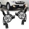 Nilight Fog Lights Assembly Compatible with 2002 2003 2004 Acura RSX Left Driver and Right Passenger Side Amber Lens w/H11 12V 55W Bulbs(2007-2009 Honda CRV)