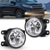 Nilight Fog Lights Assembly Compatible with 2002 2003 2004 Acura RSX Left Driver and Right Passenger Side Amber Lens w/H11 12V 55W Bulbs(2013-2018 Honda&Acura)
