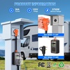 Nilight 30 Amp RV Surge Protector 12000 Joules Circuit Analyzer with LED Real-Time Display Voltage Monitor 30Amp Power Protectors IP66 Waterproof Cover for RVs Camper Travel Trailer(30A w/Full LED (V/A/W/KWH))