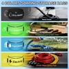 Nilight 3 Pack RV Hose Storage Bag, Waterproof Utility Bag with Visible Cover & Dual Zipper Closure RV Storage and Organization for Sewer, Fresh Water Hoses Electrical Cords Camper Tools Accessories(4 PCS  Blue+Black+Yellow+Green)