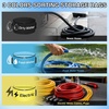 Nilight 3 Pack RV Hose Storage Bag, Waterproof Utility Bag with Visible Cover & Dual Zipper Closure RV Storage and Organization for Sewer, Fresh Water Hoses Electrical Cords Camper Tools Accessories(3 PCS  Blue+Black+Yellow)