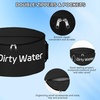 Nilight 3 Pack RV Hose Storage Bag, Waterproof Utility Bag with Visible Cover & Dual Zipper Closure RV Storage and Organization for Sewer, Fresh Water Hoses Electrical Cords Camper Tools Accessories(1 PC  Black)