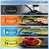 Nilight 3 Pack RV Hose Storage Bag, Waterproof Utility Bag with Visible Cover & Dual Zipper Closure RV Storage and Organization for Sewer, Fresh Water Hoses Electrical Cords Camper Tools Accessories(4 PCS  Blue+Black+Yellow+Orange)